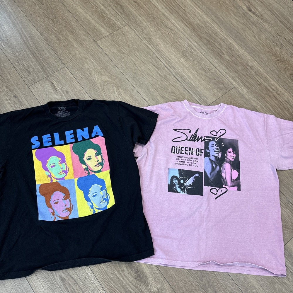 Selena Quintanilla Official Merchandise T-Shirts Womens XL & 2xl Graphic Tees